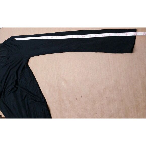 Garage Size Small Black Soft Tunic Shirt Dress Jersey Knit Bohemian Witchy Cute - Picture 8 of 11